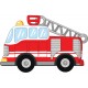 Пожарная машина 001 (Картинка печать)