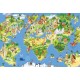 Карта мира 003 (Картинка печать)