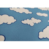 Картинка на фетре облака