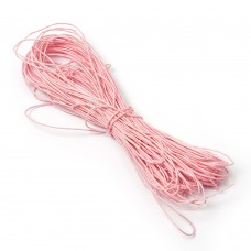 Шнур вощеный розовый 1 метр