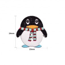 Деревянная пуговица "Пингвин 2"
