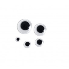 Глазки пластмассовые пара (7, 12, 15, 20 мм)